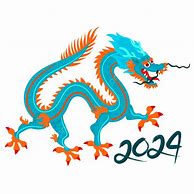 Hình Rồng 2024 Vector