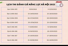 Lịch Thi Telc 2023 Hà Nội Trabi Hà Đông